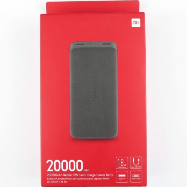 پاوربانک ردمی شارژ سریع - ظرفیت 20000 میلی آمپر ساعت - Image 4